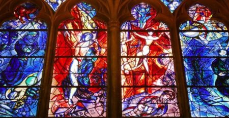 Vitraux contemporains-Chagall-300-870++